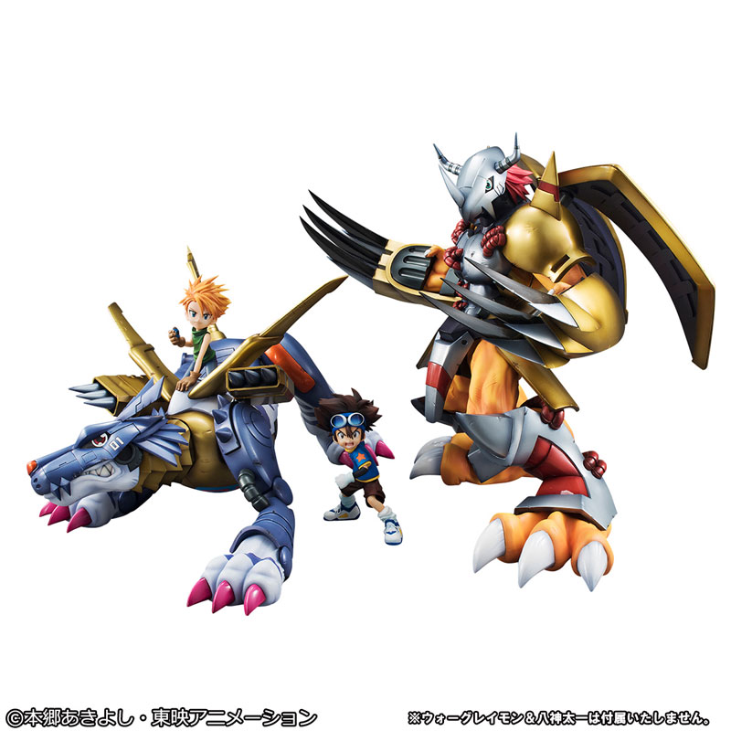 [Exclusive Sale] Precious G.E.M. Series Digimon Adventure Metal Garurumon & Yamato Ishida Complete Figure(Pre-order)(Single Shipment)