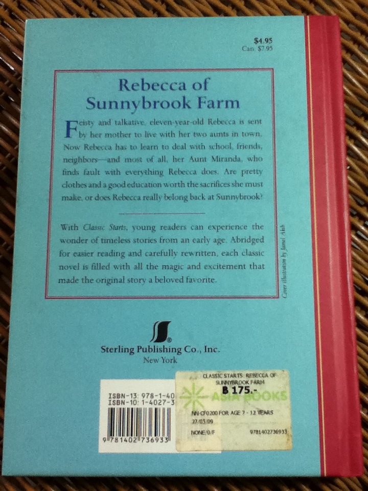 Rebecca of Sunnybrook Farm/ Retold from the Kate Douglas Wiggin original by Deanna McFadden