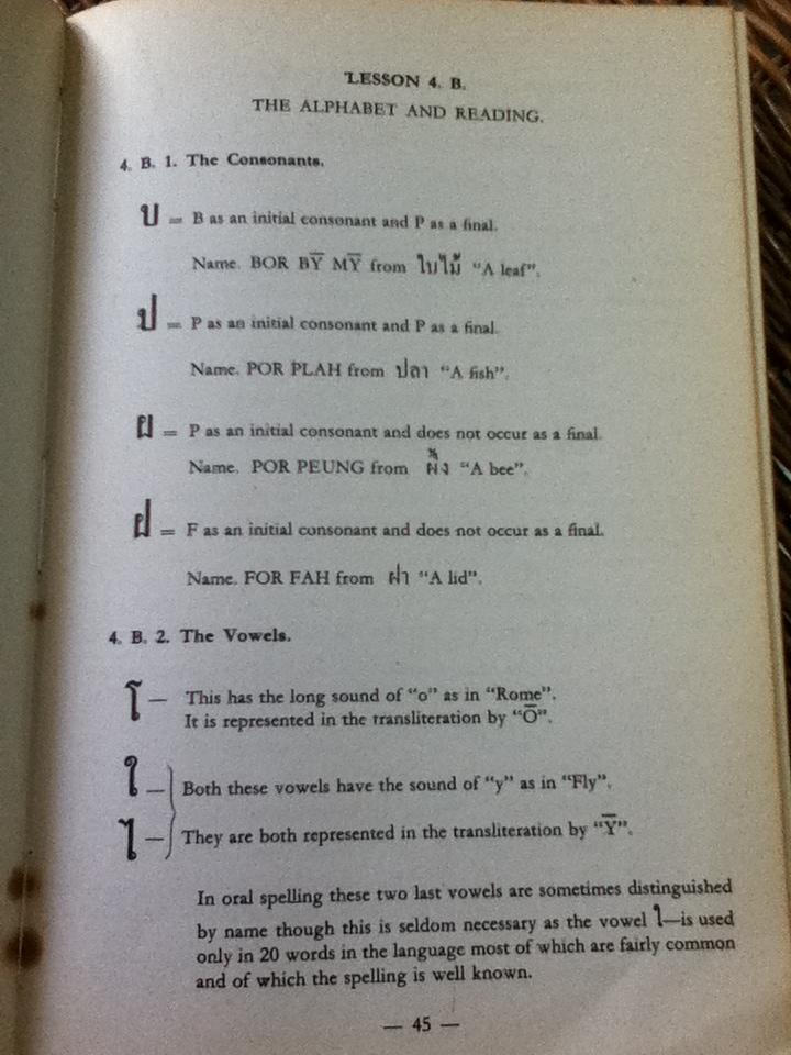 THE FUNDAMENTALS OF THE THAI LANGUAGE/ Stuart Campbell