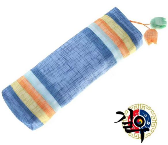 กระเป๋าเกาหลี กระเป๋าผ้าเกาหลีใส่ดินสอ ปากกา เครื่องเขียน เครื่องสำอางค์ สไตล์เกาหลี 한국식 연필 가방 자수 연필 가방 여행 기념 학교 행사 작은 선물 슬라브 원사 소재 가방