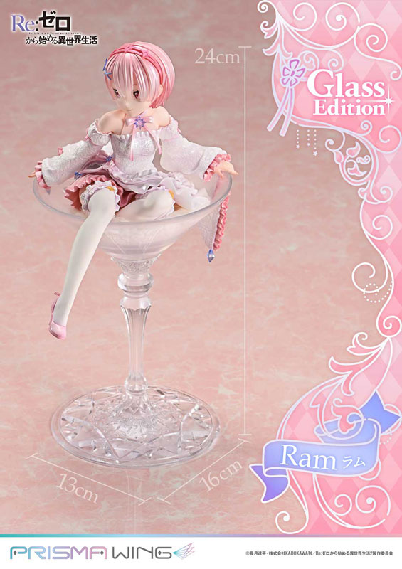 PRISMA WING Re:ZERO -Starting Life in Another World- Ram Glass Edition 1/7 Complete Figure(Pre-order)