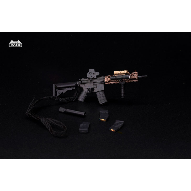 WM-04B Assault Rifle Set Black 1/12 Action Figure Complete Model Option Part(Pre-order)