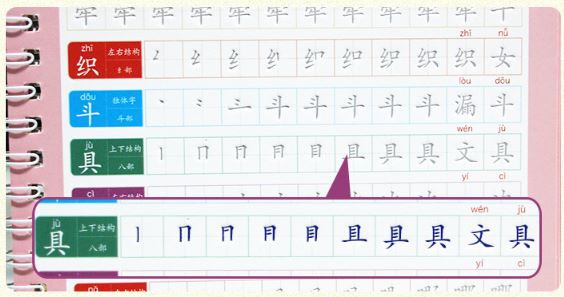 ชุดสมุดฝึกหัดคัดลายมืออักษรจีนหมึกล่องหนสำหรับนักเรียนชั้นประถมปีที่ 1 (5 เล่ม) 练字本小学生一年级字帖楷书 Primary School First Grade Student Practice Chinese Word Copybook (5 Vols.)