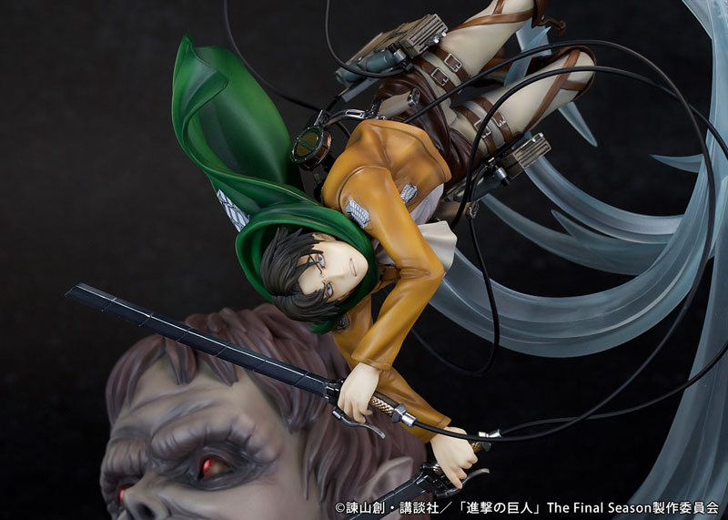 TV Anime "Attack on Titan" "Levi vs Beast Titan ver." Complete Figure(Pre-order)(Single Shipment)