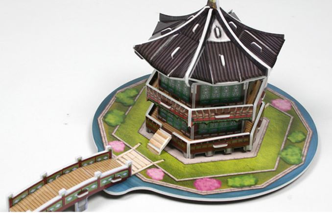 3D จิ๊กซอว์เกาหลี ศาลาฮยังวน Hyangwonjeong Pavilion 향원정