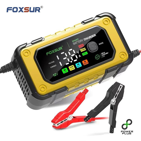 FOXSUR รุ่น FBC1207E เครื่องชาร์จแบตเตอรี่รถยนต์ 12V 7A