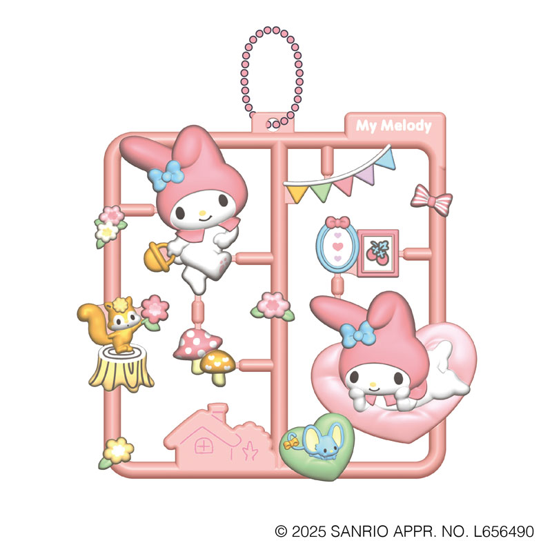 Plat Collection Sanrio Characters My Melody / Kuromi MIX 4Pack BOX(Pre-order)