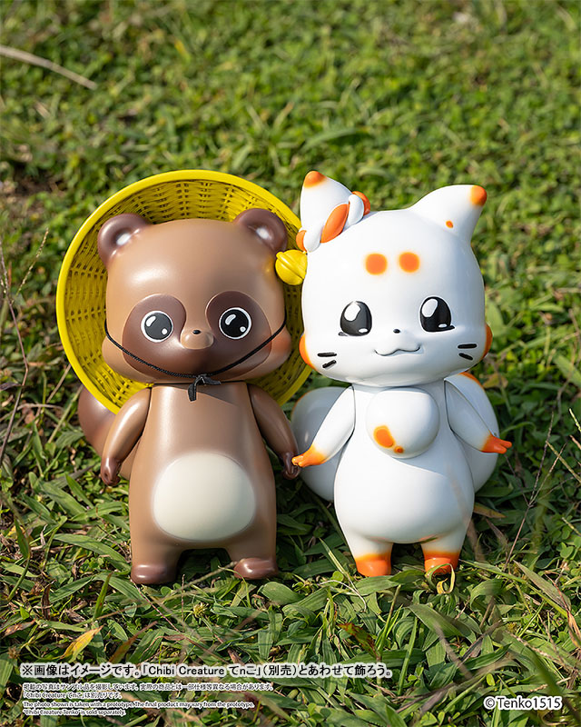 Chibi Creature Little Fox with Two Tails Ponkichi Soft Vinyl Figure(Pre-order)