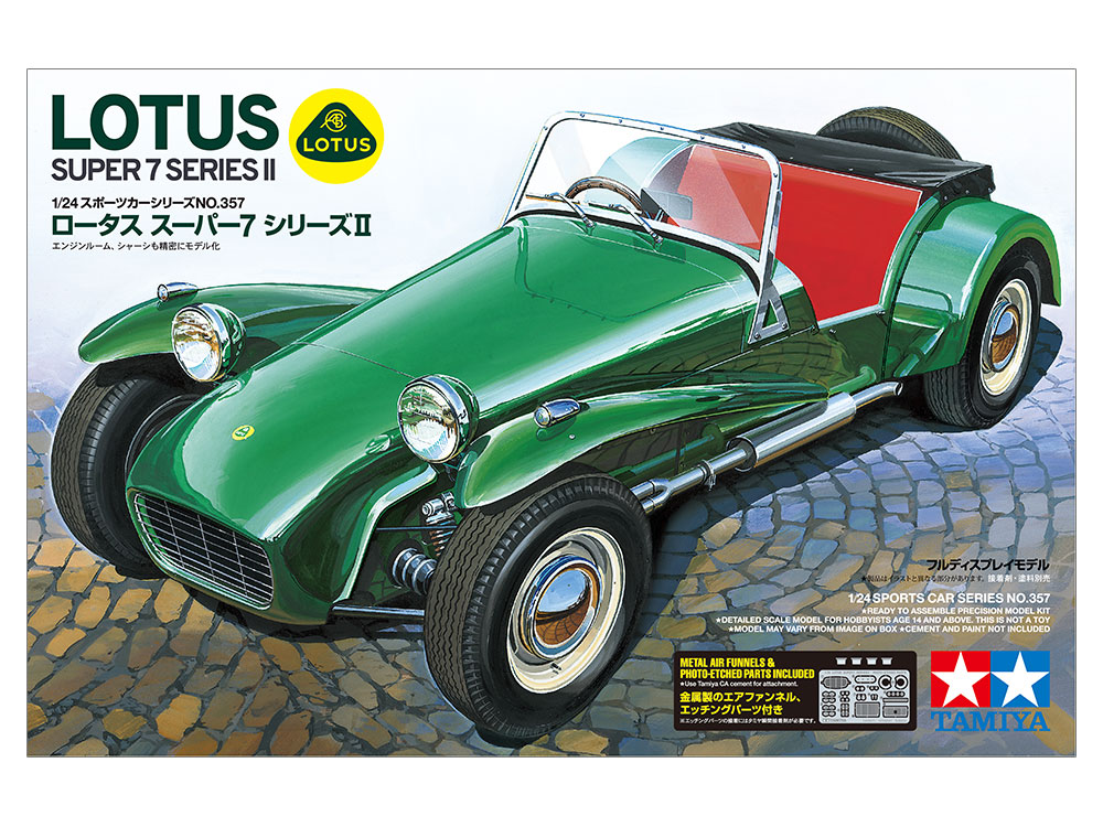 โมเดลรถประกอบทามิย่า ขนาด 1/24 Tamiya Sports Car Series TA24357 Lotus Super 7 Series II