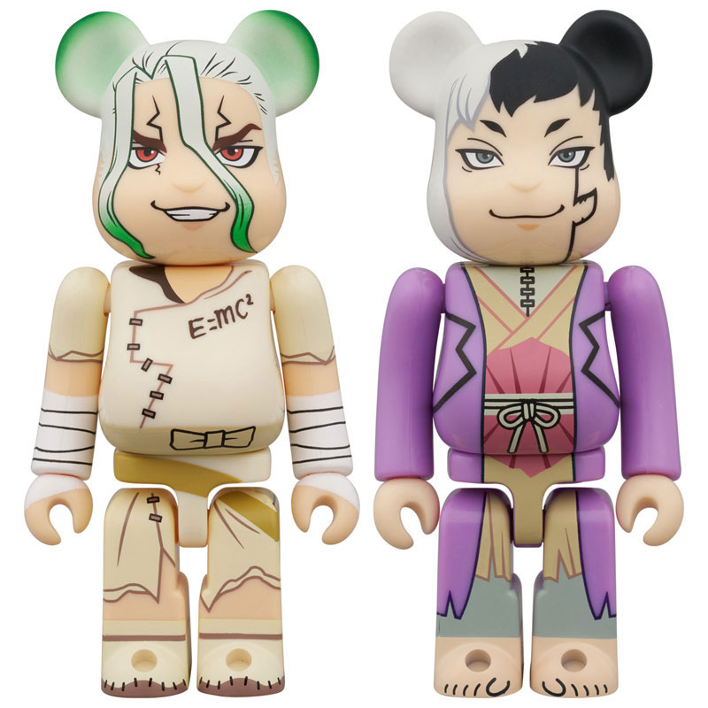 BE@RBRICK Senku Ishigami & Gen Asagiri 2PCS SET(Pre-order)