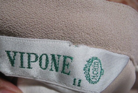 FF01450 กระโปรงแบรนด์เนม VIPONE by ITOKIN สีกากี "เอว 25 นิ้ว"