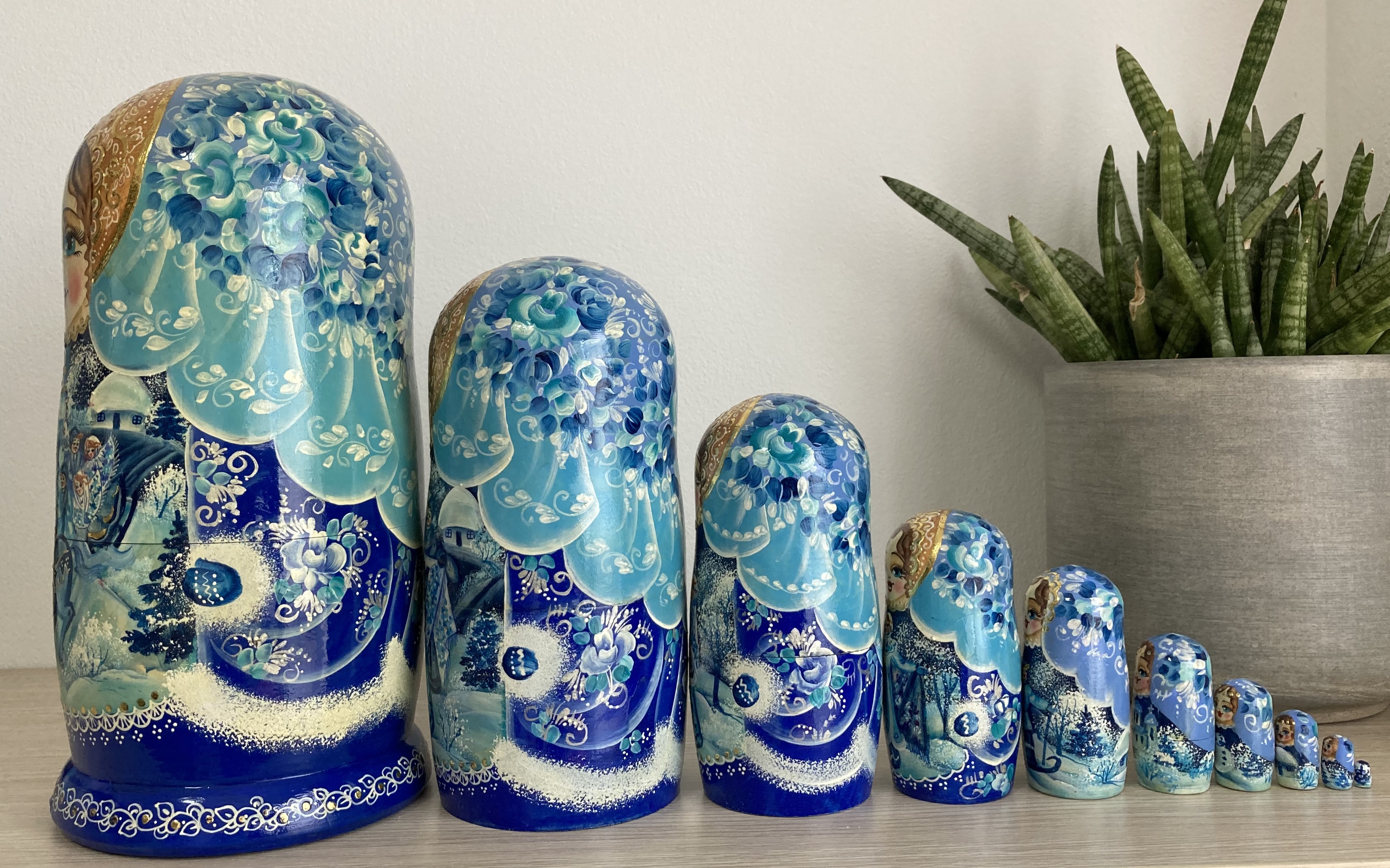 ตุ๊กตาแม่ลูกดก (Matryoshka) - From Russia With Love "Winter Blue"