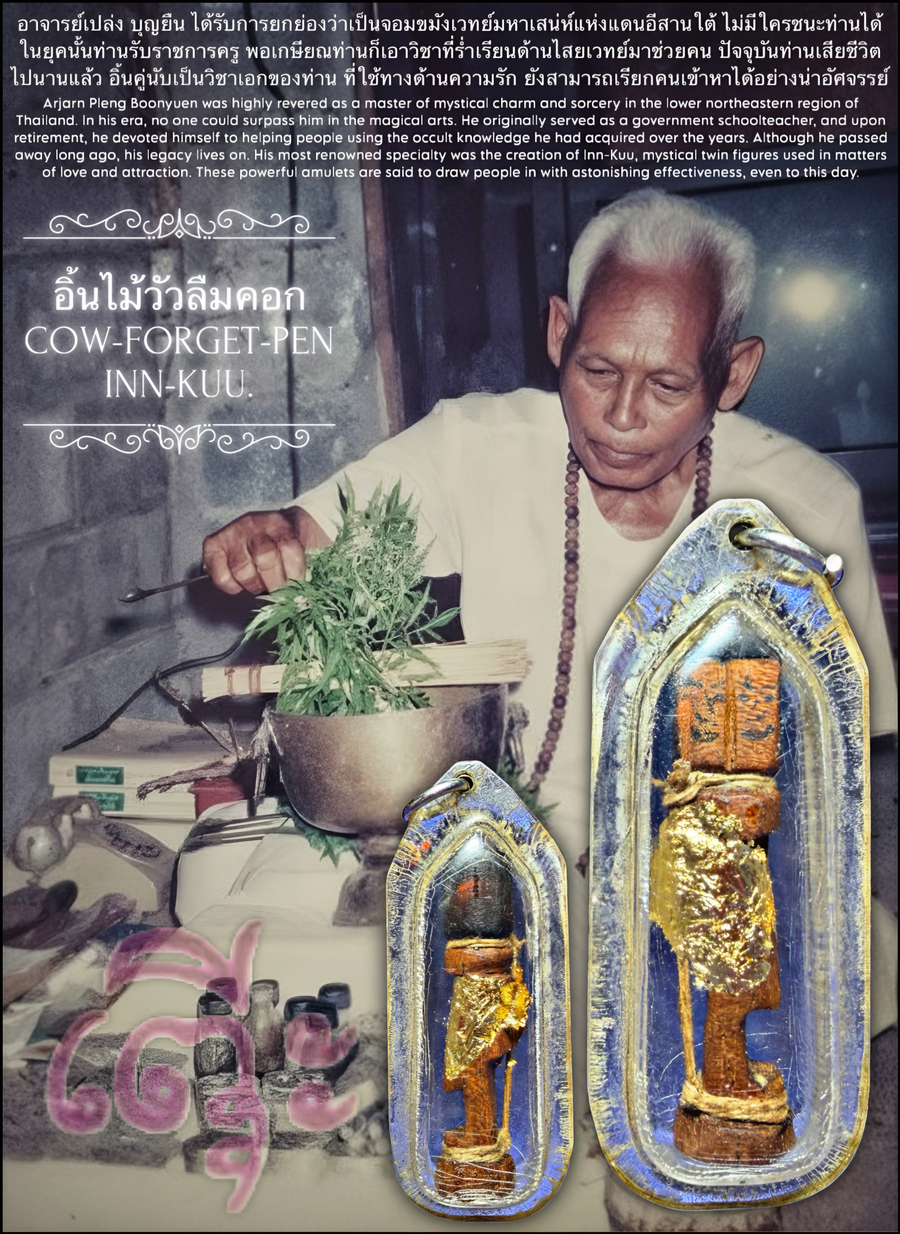 อิ้นไม้วัวลืมคอก Cow-Forget-Pen Inn-Kuu. SKU-04052