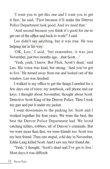 หนังสืออ่านนอกเวลาภาษาอังกฤษเรื่อง Dead Cold +MPR (ระดับ 2) Dead Cold (English Reading: Level 2)+MPR