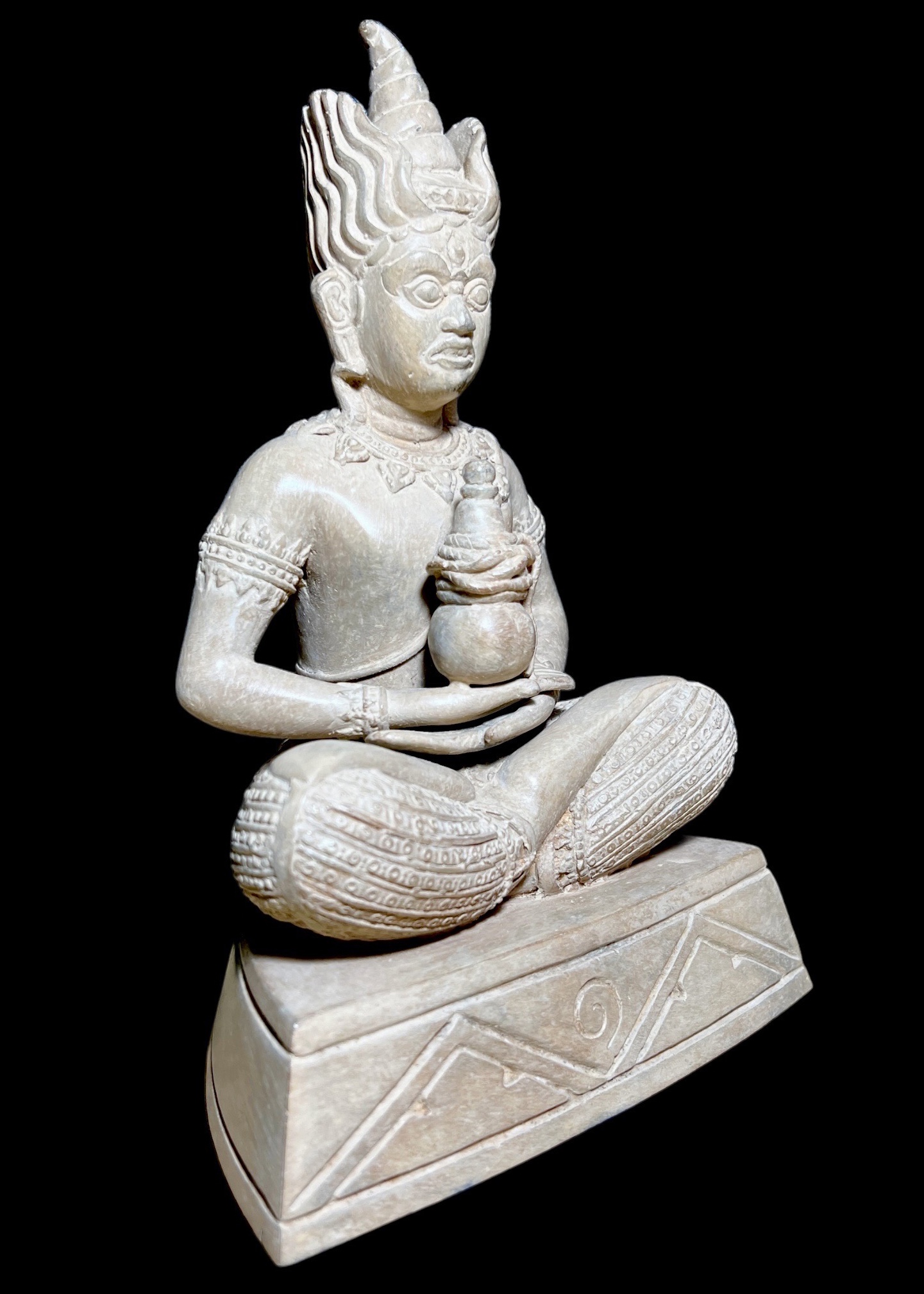 พญาราชงั่งจักรอิศวร (ขนาดบูชา) Ishvara Chakra Ngang. (altar statue) SKU-03183