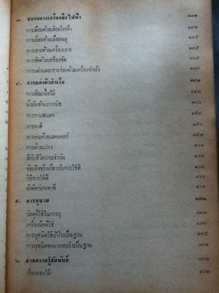 เทคนิคงานไม้เบื้องต้น Woodworking Technology