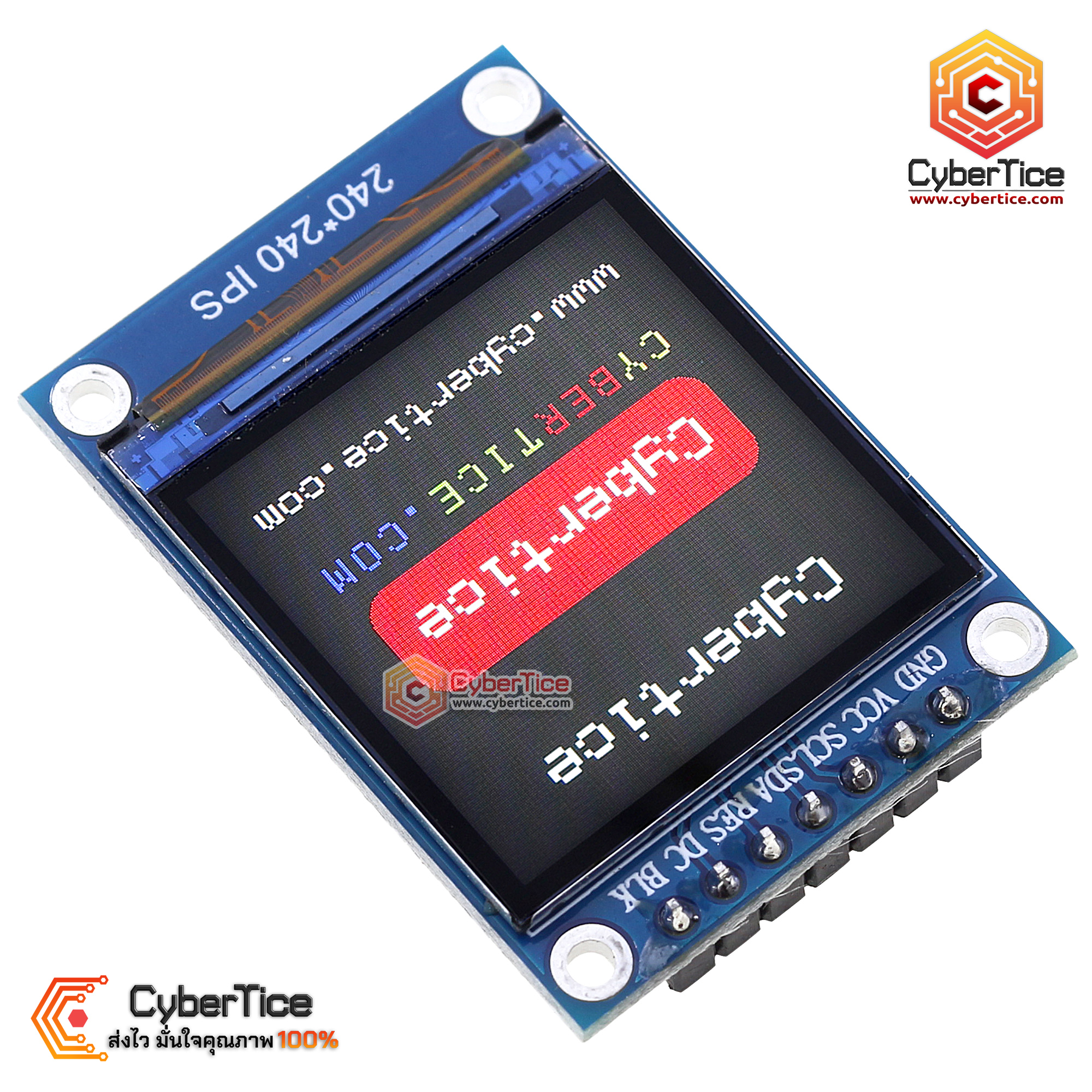TFT Display IPS 1.3 inch 7P SPI HD 65K Full Color LCD Module ST7789 for ...