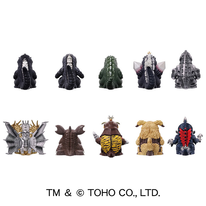 Godzilla Soft Vinyl Puppet Mascot 3 10Pack BOX(Pre-order)
