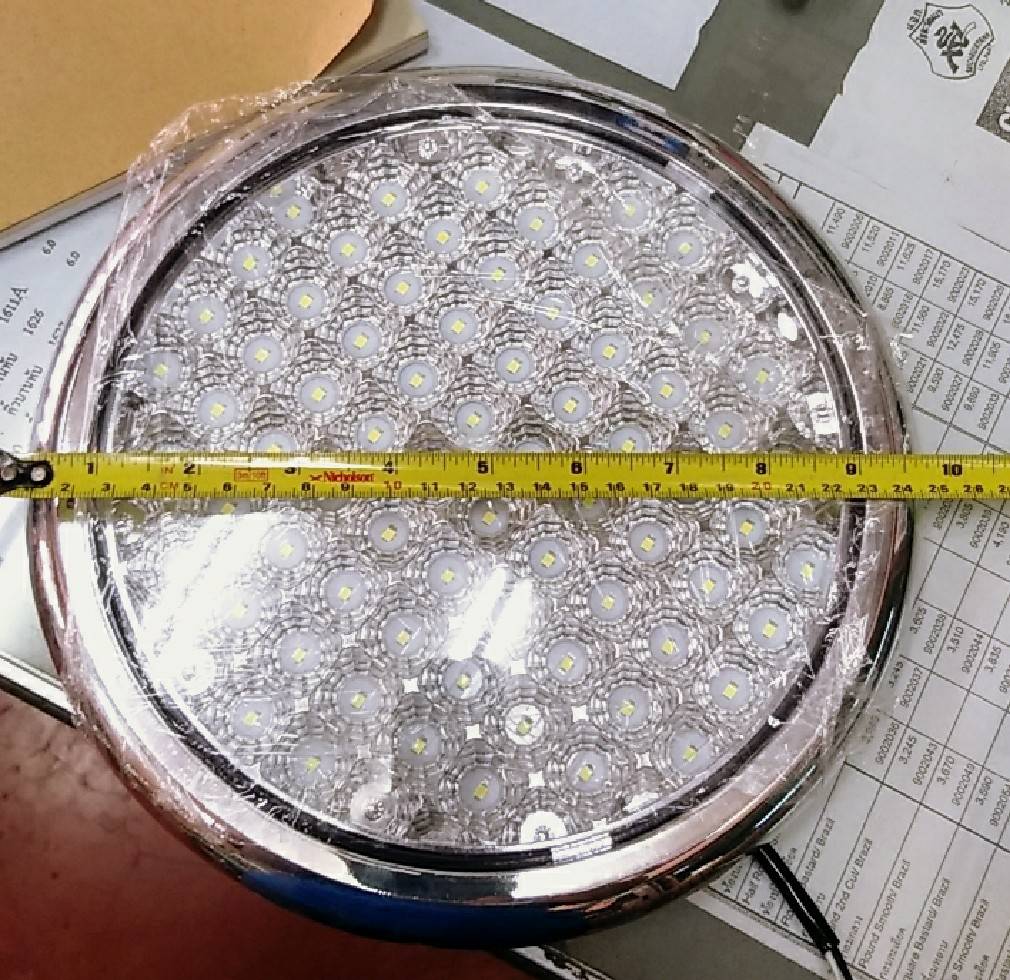 ไฟเพดานกลม รถบัส LED 25 cm 24V