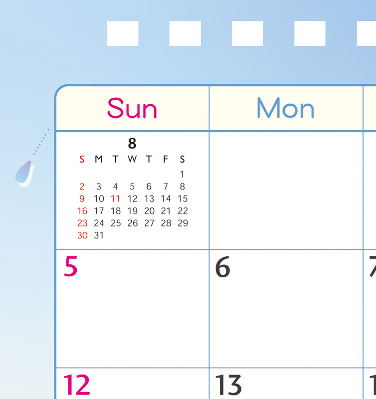 CD40301 Rilakkuma Tabletop Calendar(Released)