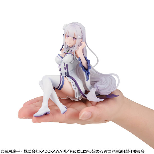Melty Princess Re:ZERO -Starting Life in Another World- Palm-size Emilia Complete Figure(Pre-order)