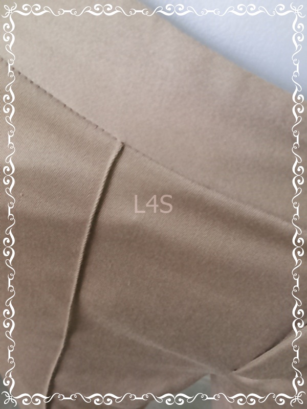 FF06011-กางเกงผ้า สีกากี มือสอง x=act เอว 26 นิ้ว