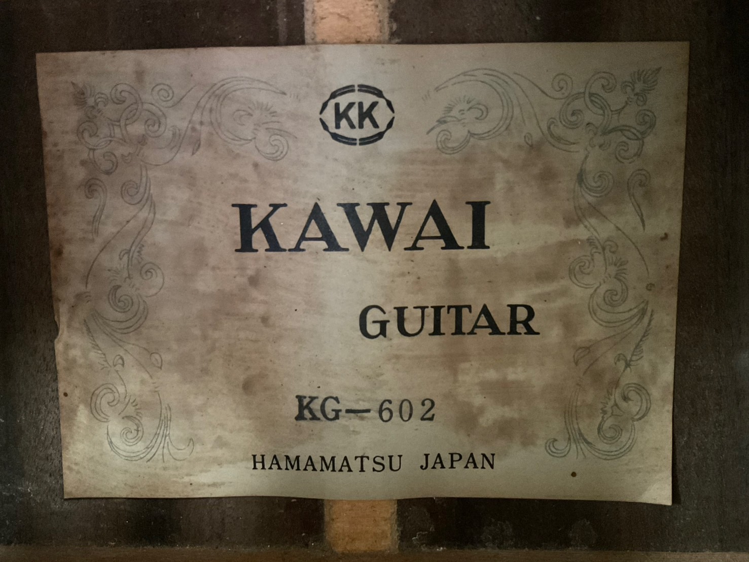 กีต้าร์คลาสสิค KAWAI : KG-602