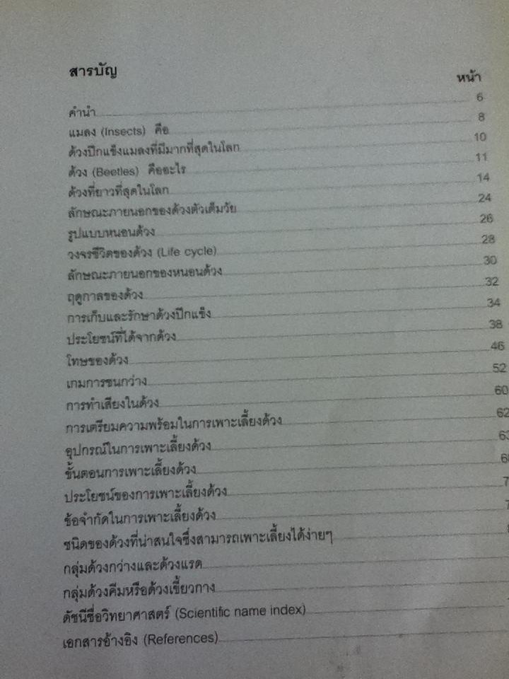 ด้วงปีกแข็ง แมลงลึกลับกับเทคนิคการเพาะเลี้ยง/ พิสุทธิ์ เอกอำนวย