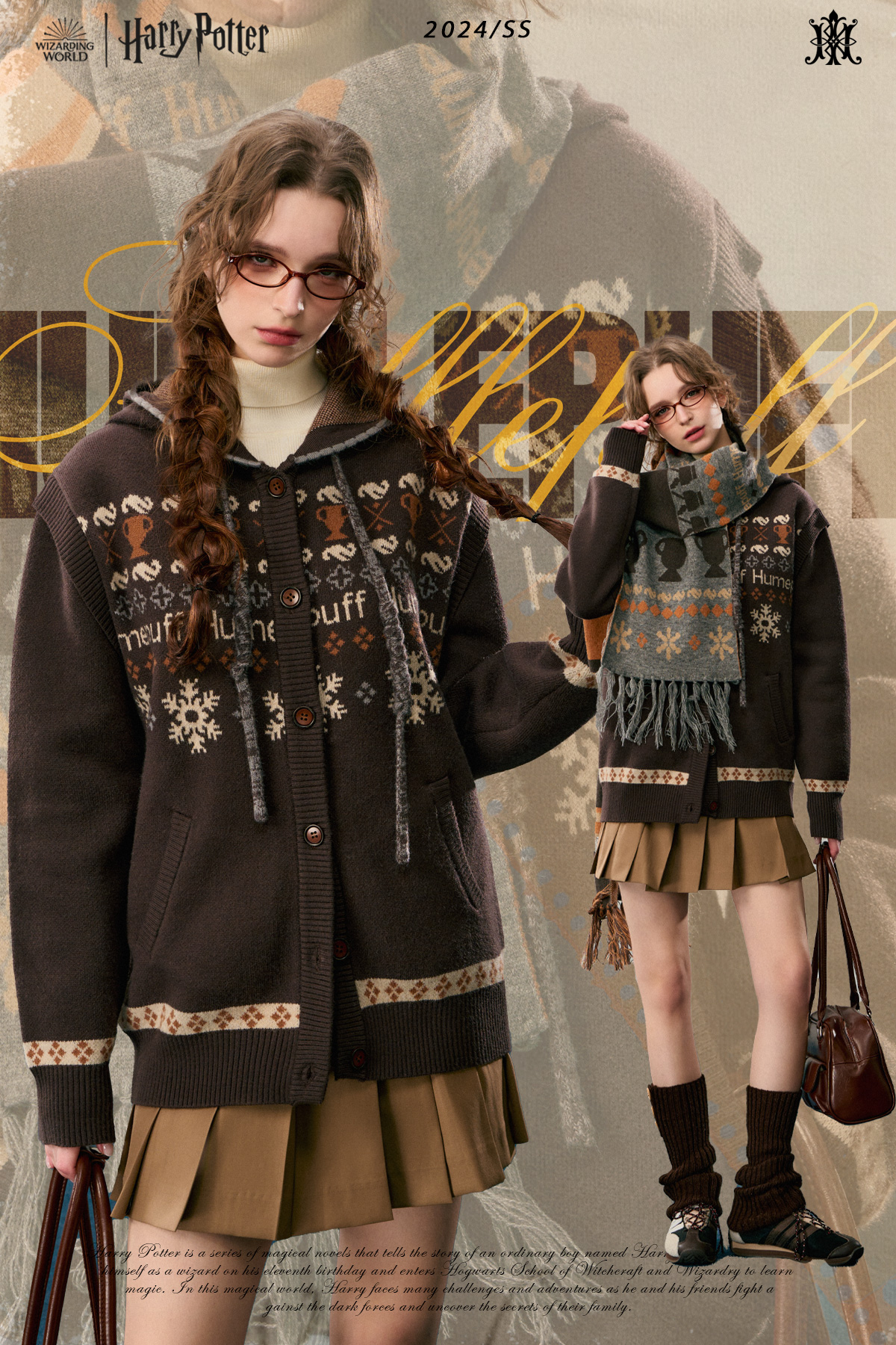 [Pre-Order] Kyouko x Harry Potter แฮร์รี่ พอตเตอร์ เสื้อแจ็คเก็ต ไหมพรม W/2024