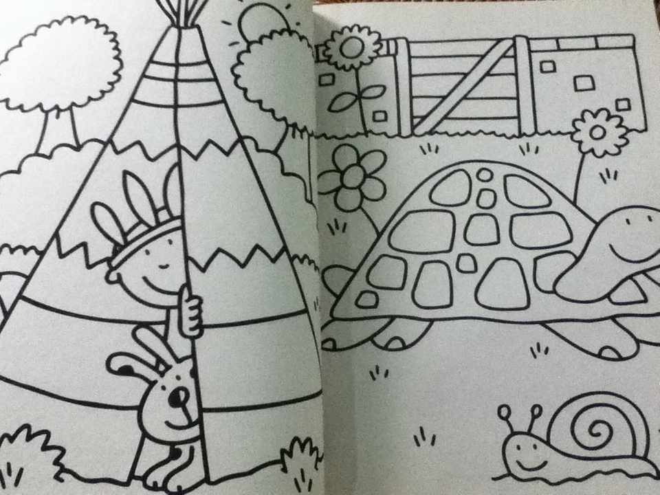 สมุดภาพระบายสี Kids' Krazy Colourama!