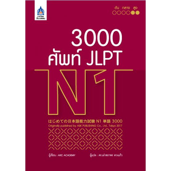 3,000 ศัพท์ JLPT N1 BY DKTODAY
