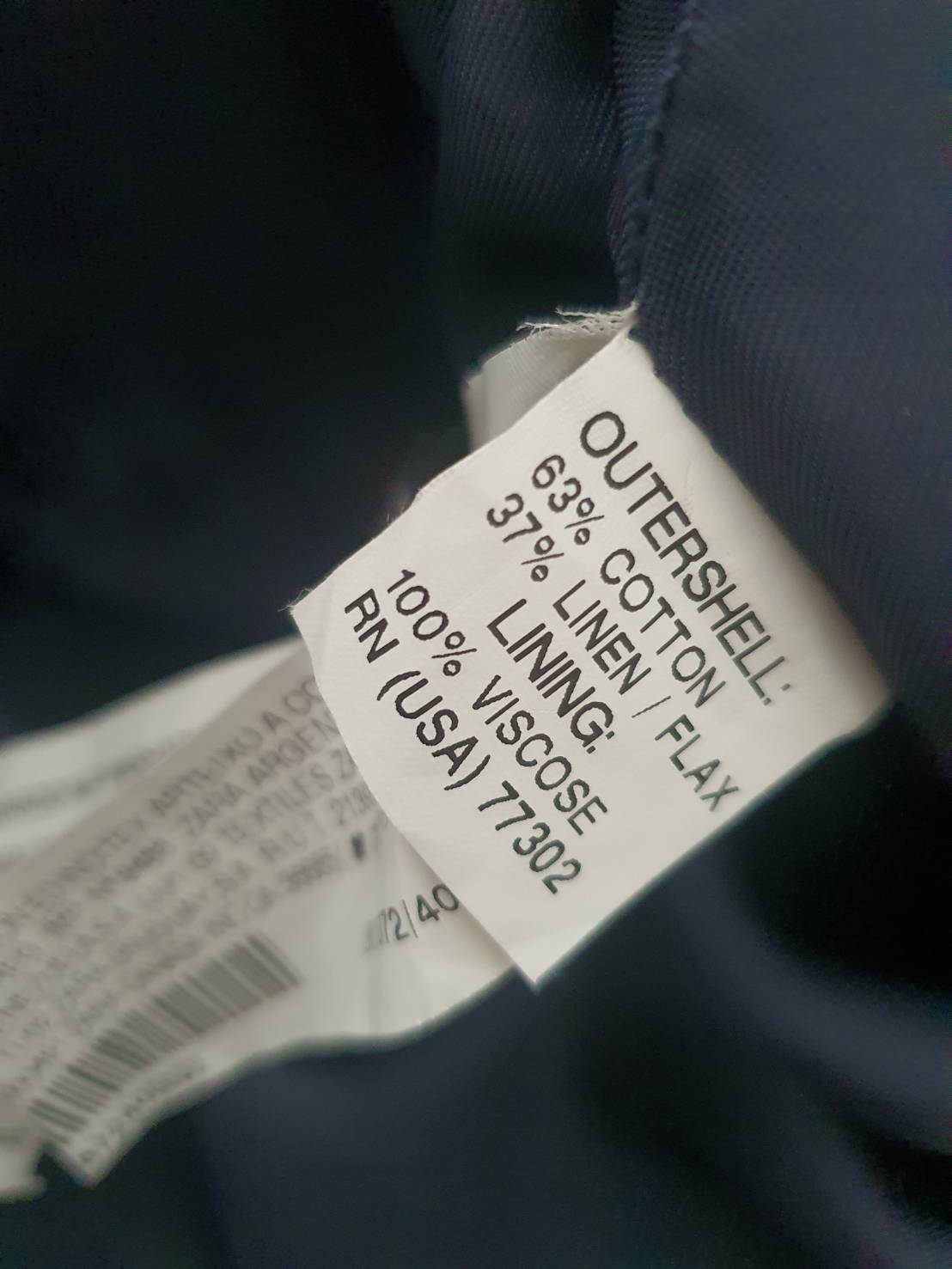 FF06019 เสื้อทรงสูท หญิง มือสอง สียีนส์ แบรนด์ ZARA อก 36 นิ้ว
