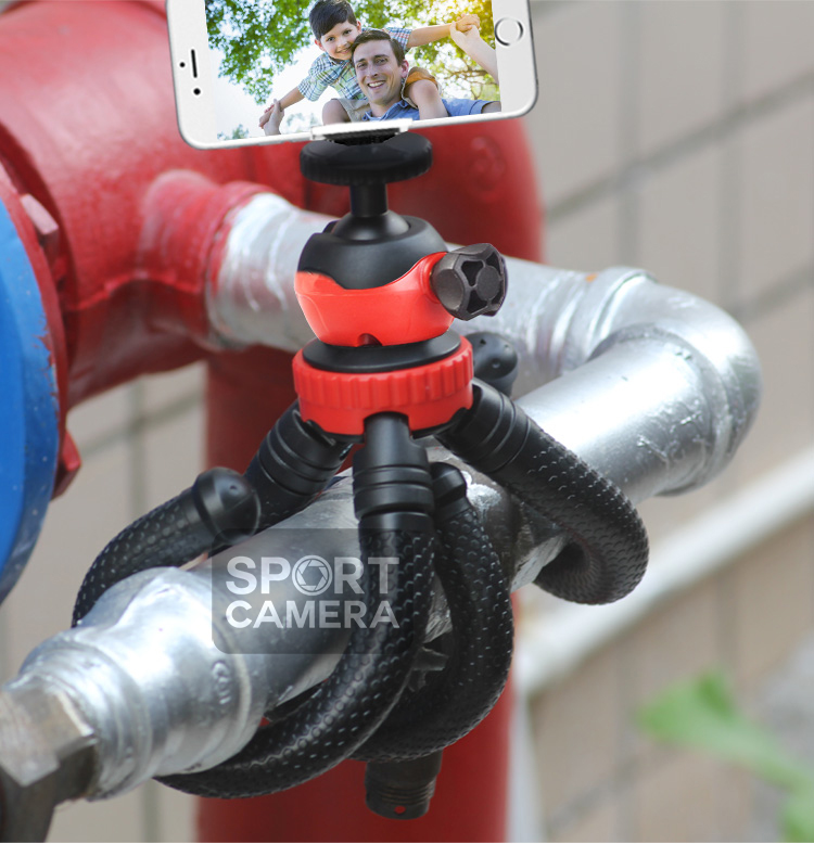 ขาตั้งกล้อง ขนาดเล็ก Octopus tripod รุ่น Q-56 (แถมฟรีตัวต่อมือถือ)