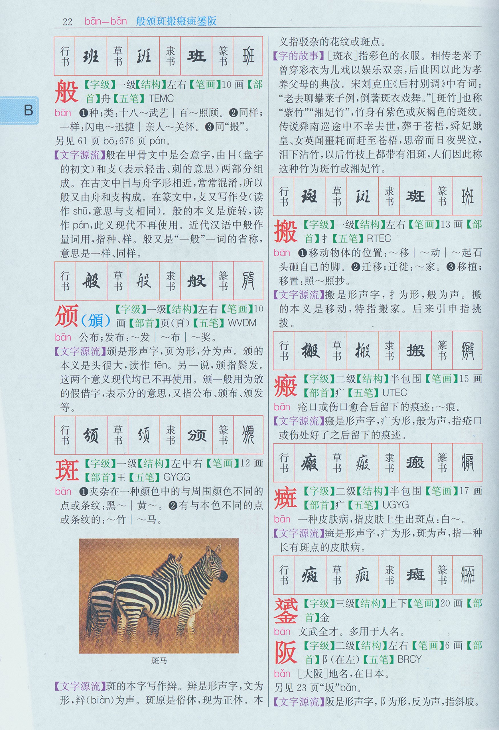 พจนานุกรมจีน-จีนสี่สี XINHUA DA ZIDIAN ฉบับใหม่ล่าสุด 新华大字典 (2015)