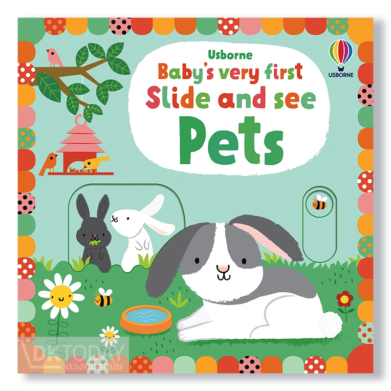 BABY'S VERY FIRST SLIDE AND SEE: PETS BY DKTODAY