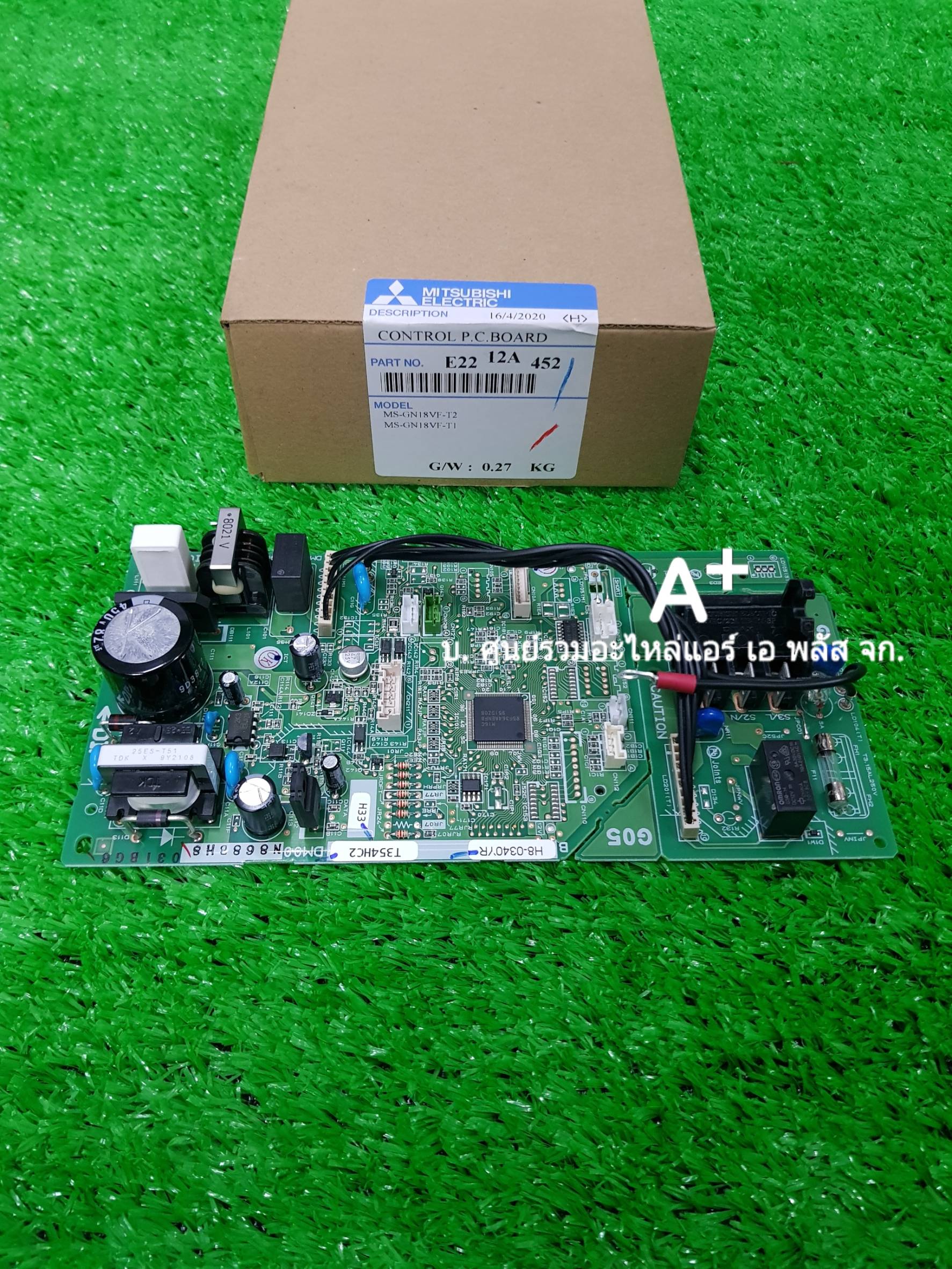 แผงวงจรควบคุมแอร์มิตซู CONTROL PC BOARD MS-GN18VF E2212A452 ส่งฟรี