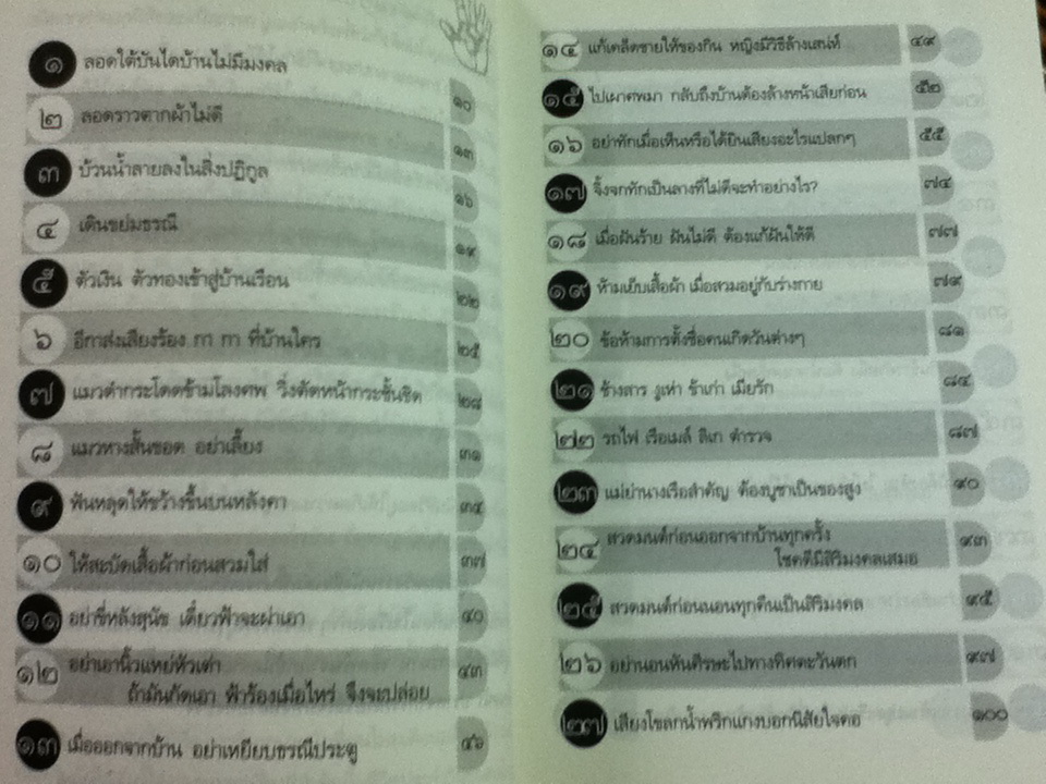 คนไทยถือข้อห้าม...อย่าทำ/ ดร.มายด์(วีระเชษฐ ผ่องพันธ์)