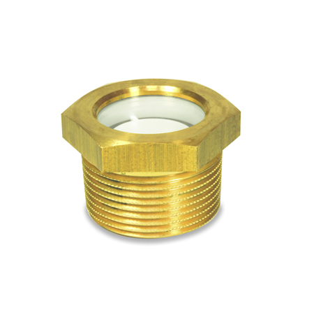 Oil level sight glasses : GN743.8-24-1NPT-A : elesa-ganter