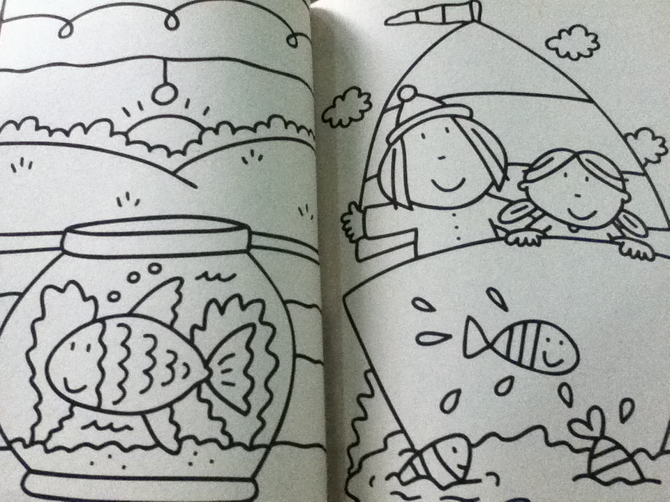 สมุดภาพระบายสี Kids' Krazy Colourama!