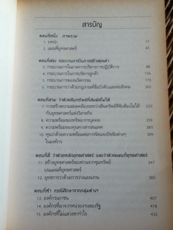 แผนที่ยุทธศาสตร์/ โรเบิร์ต เอส. แคพแปลน, เดวิด พี. นอร์ตัน