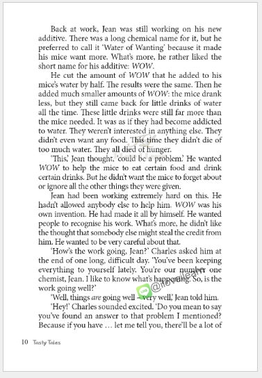 หนังสืออ่านนอกเวลาภาษาอังกฤษเรื่อง Tasty Tales (ระดับ4) Tasty Tales (Level 4)