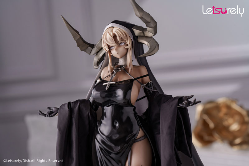 Black Nun Illustrated by DISH 1/7 Complete Figure(Pre-order)