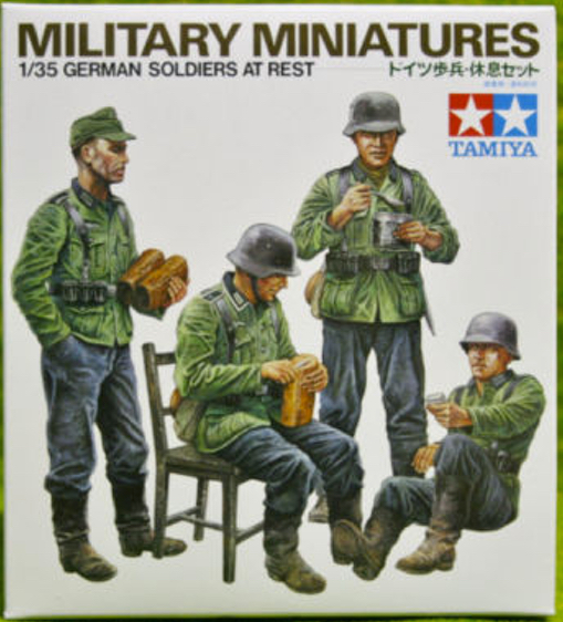 โมเดลฟิกเกอร์ทหาร Tamiya ขนาด 1/35 TA35129 German Soldiers At Rest