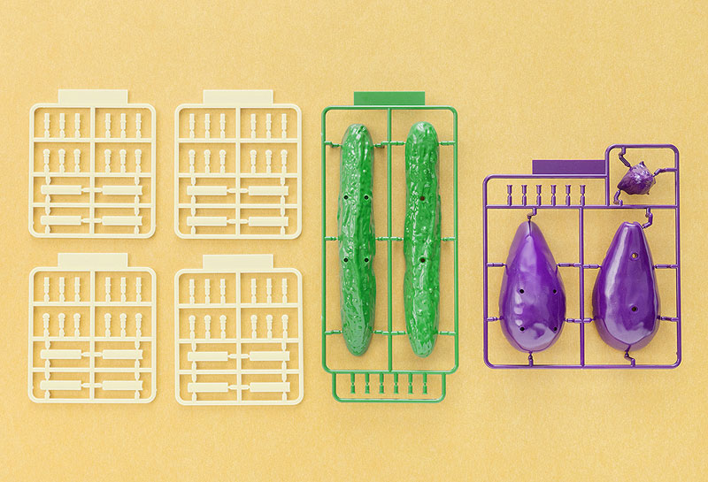 Shoryo Uma Plastic Model Cucumber & Eggplant 1/1 Plastic Model(Pre-order)