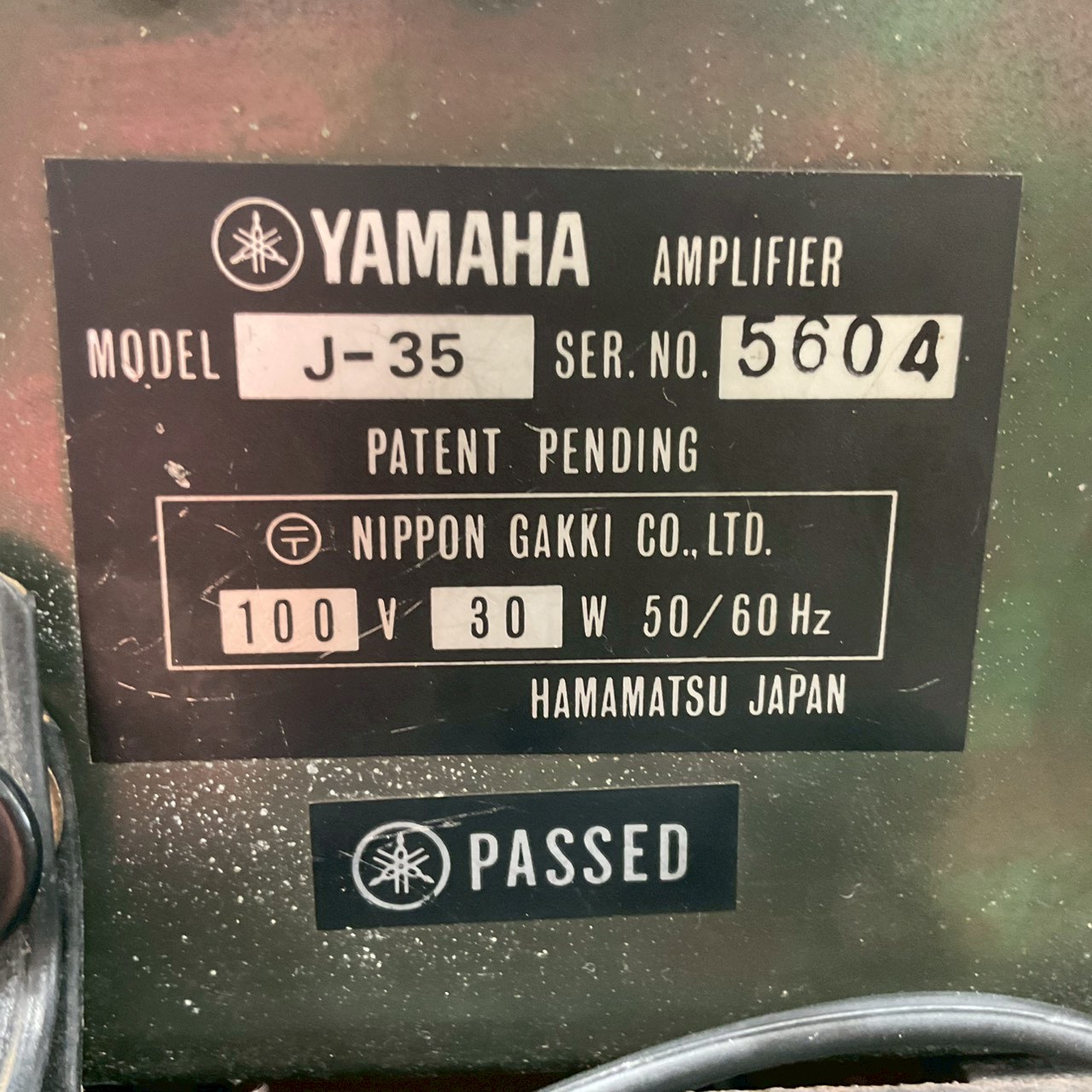 แอมป์กีต้าร์ YAMAHA : J-35