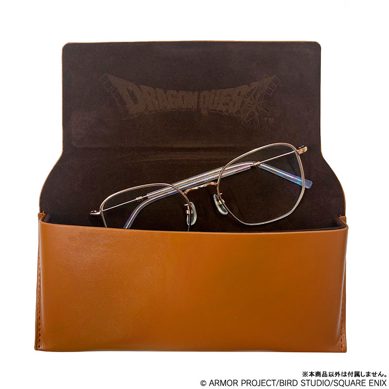 Dragon Quest Gold Foiled-stamp Mark of Erdrick Glasses Case(Pre-order)