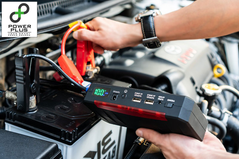 เครื่องจั๊มสตาร์ทรถยนต์ Powerplus Jumpstarter