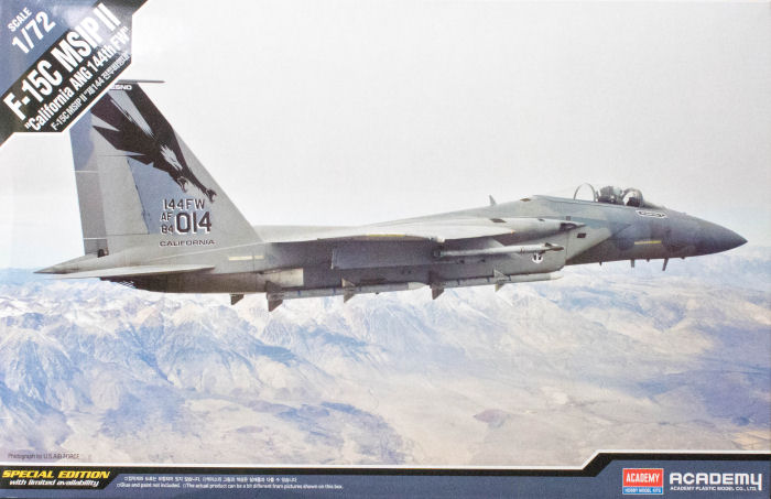 โมเดลเครื่องบินจำลอง Academy ขนาด 1/72 AC12531 F-15C MSIP II "California ANG 144th FW"