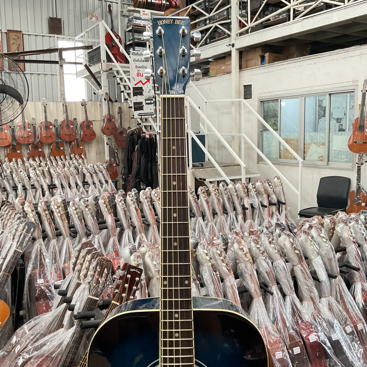 กีต้าร์โปร่ง HONEY BEE : W-15/BLS