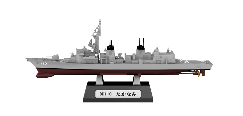 โมเดลเรือรบจำลอง ขนาด 1/1250 ยี่ห้อเอฟทอย ชุด Modern Vessels Kit Collection Vol.3 เบอร์ 3A DD110 High waves